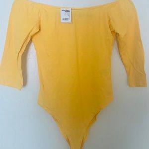 Charlotte Russe Off The Shoulder Bodysuit